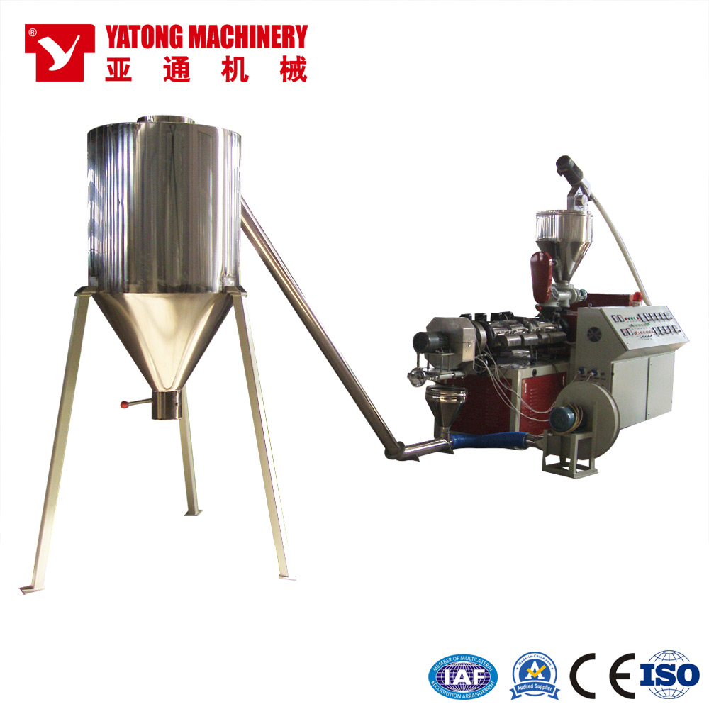 SJSZ92/188 PVC hot pelletizing Machine / Recycling Machine /hot granulator/conical double screw Extruder 