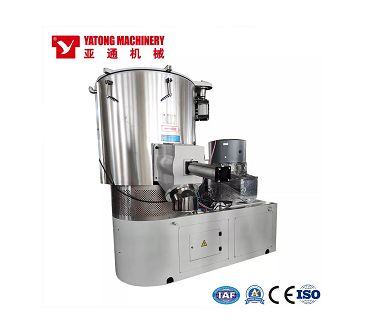 What is the structure of the PVC mixing machine?