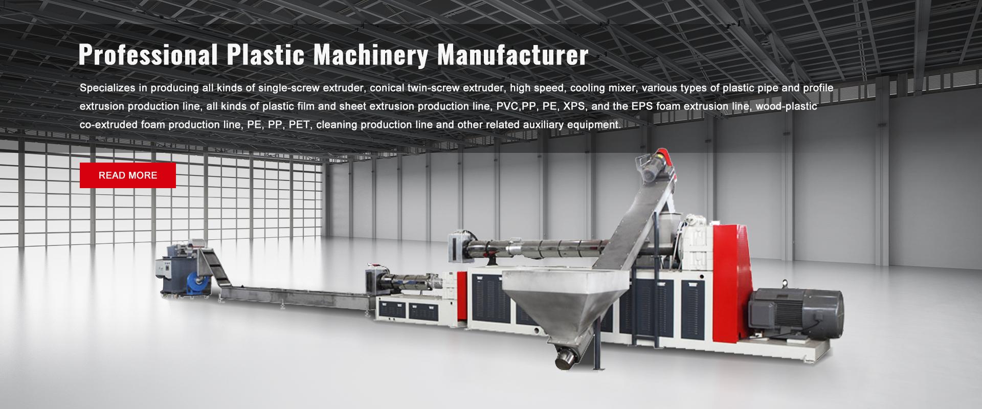 plastic machinery manufacturer