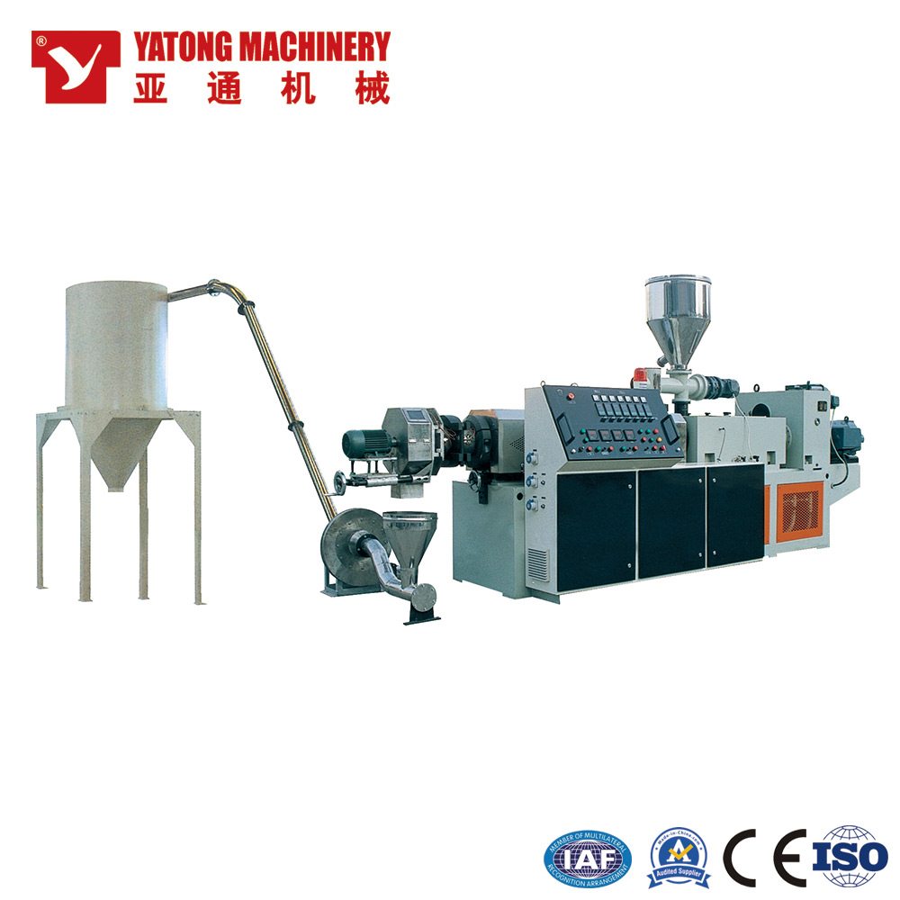 SJSZ92/188 PVC Granulating Machine / double screw Extruder / Recycling Machine /hot granulator