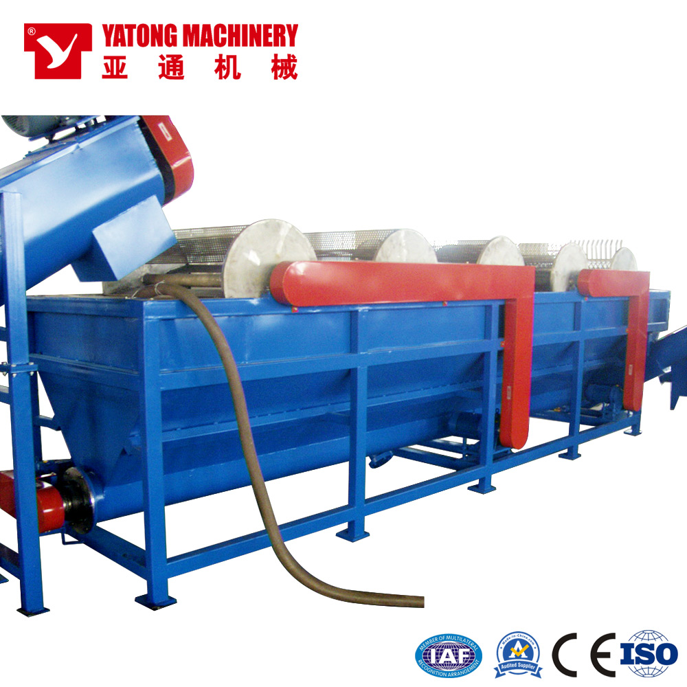 Yatong 300-1000kg/H Plastic PP PE Washing Line Recycling Machine