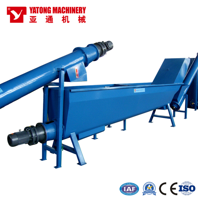 1000KG Pet Plastic Bottle flakes Crushing Washing Machine / Pet PE PP Washing Line