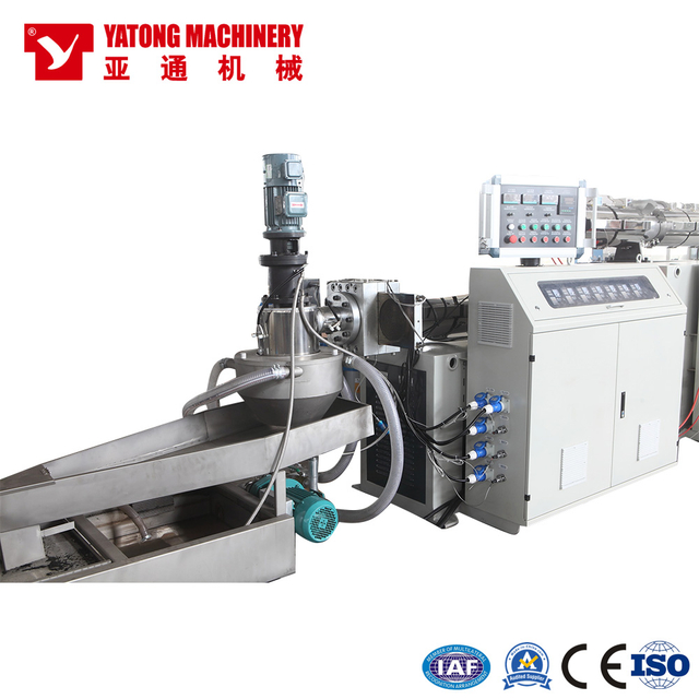 500kg PE PP film Pelletizing machine / film washing machine 