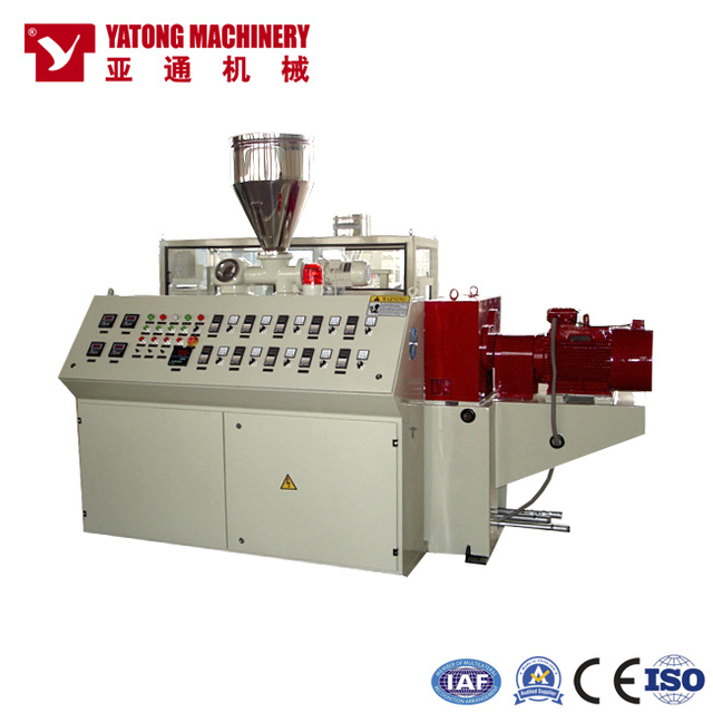 Customized Conical Twin Screw Plastic Pipe Extruder
